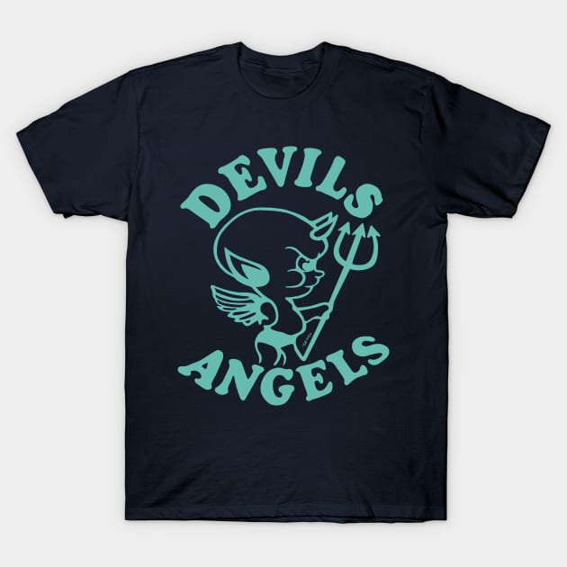 Devils or Angels ? T-Shirt by So Red The Poppy